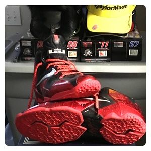 Nike Lebron XI Crimson Tide b-ball shoes